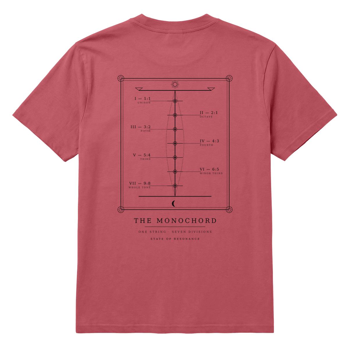 The Monochord heavyweight tee, dark edition, view 6 — State of Resonance
